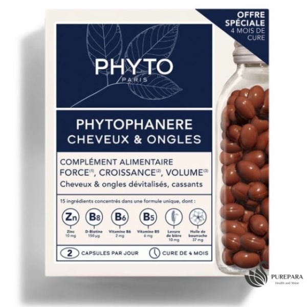 PHYTO PHYTOPHANERE Complément 120 Capsules