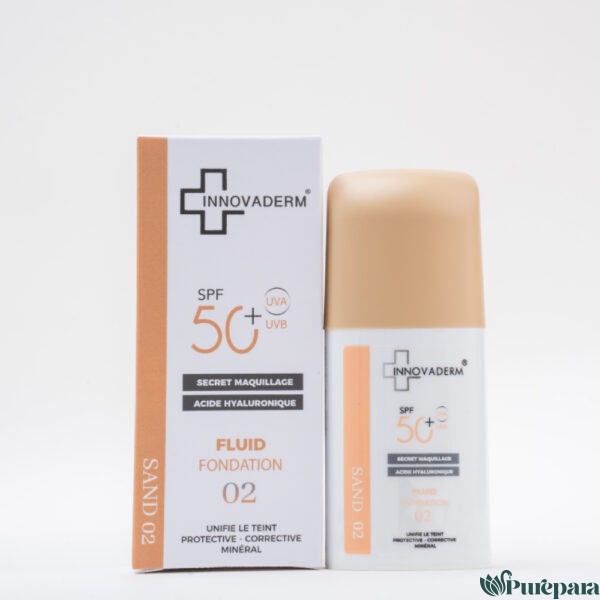 INNOVADERM FLUID TEINTE SPF50+ 02 SAND 30ML