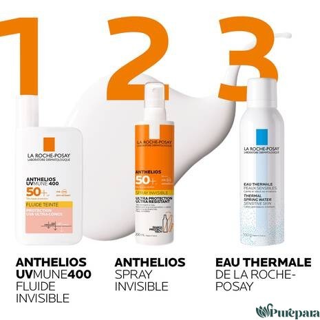 Anthelios UVMUNE 400 Crème Solaire fluide invisible teintée 50ML – Image 2