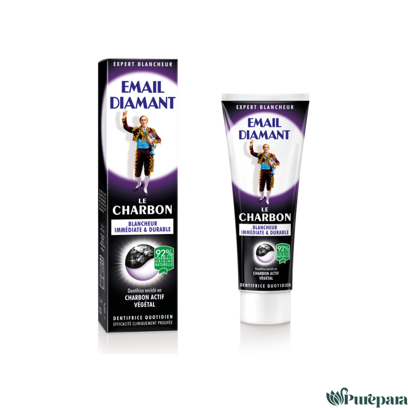 Email Diamant - Dentifrice Le Charbon Blancheur Immédiate & Durable 75Ml