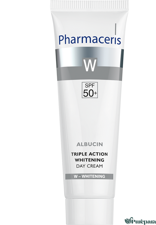 Pharmaceris W PEAU TRIPLE ACTION Crème de jour éclaircissanteSPF 50+