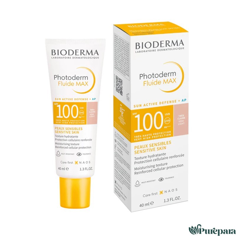 BIODERMA PHOTODERM FLUIDE MAX TRES CLAIRE SPF 100 40 ML