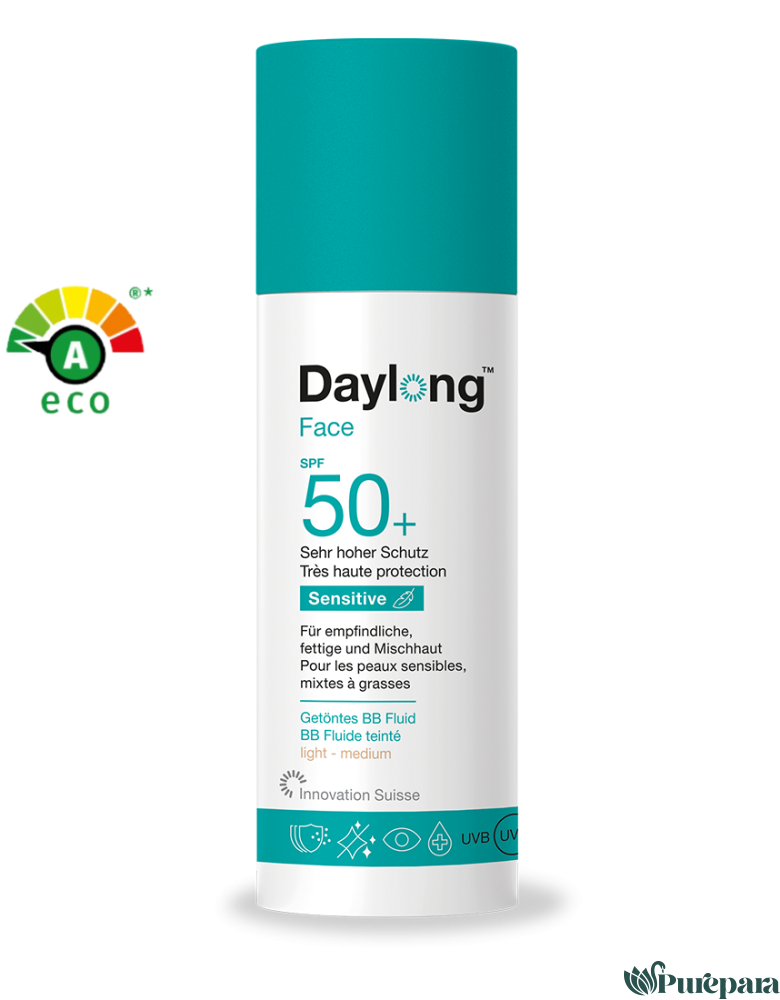 Daylong Face BB fluide teinté SPF 50+ Sensitive