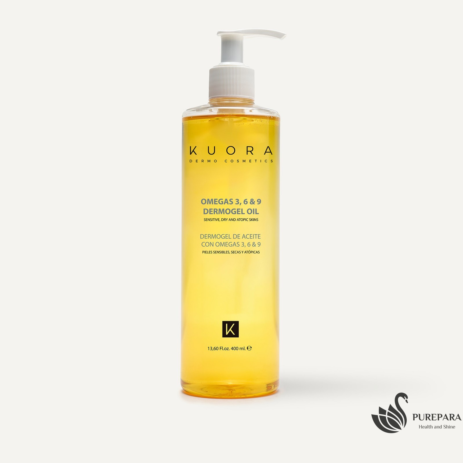 KUORA DERMOGEL OMEGA3 400ML