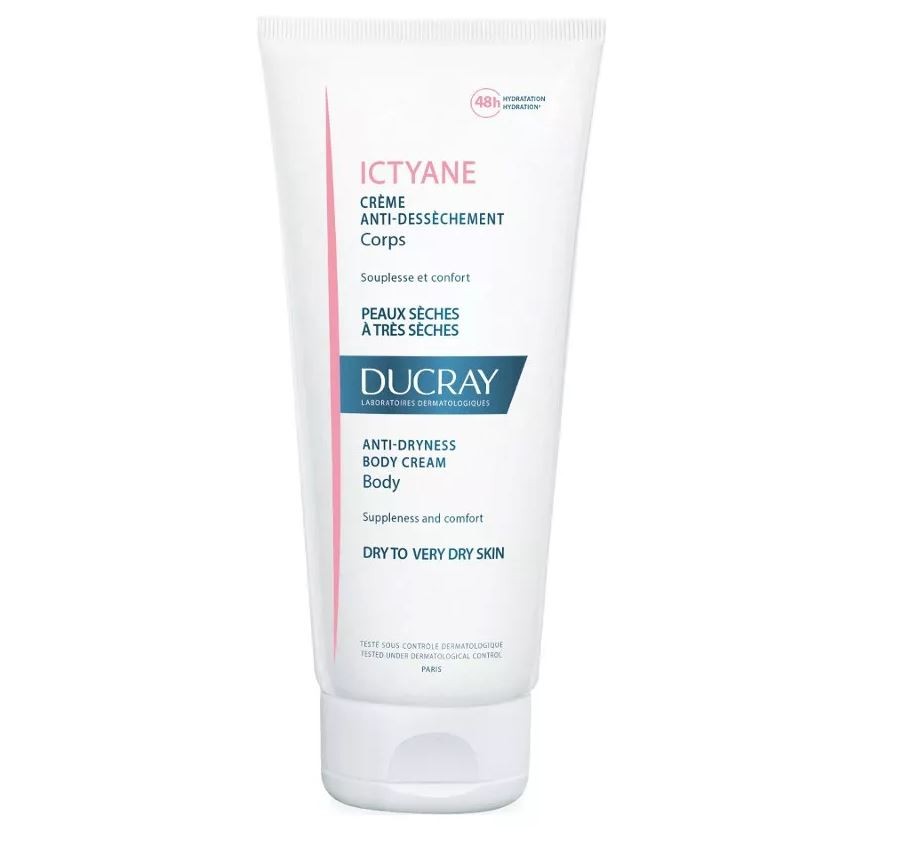 Ducray Ictyane Crème Émolliente Nutritive Visage et Corps 200ml