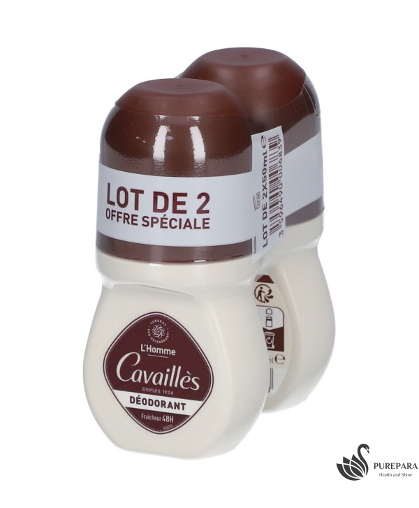 ROGE CAVAILLES PACK DEO DERMATO ROLL ON L'HOMME 50ML LOT DE 2