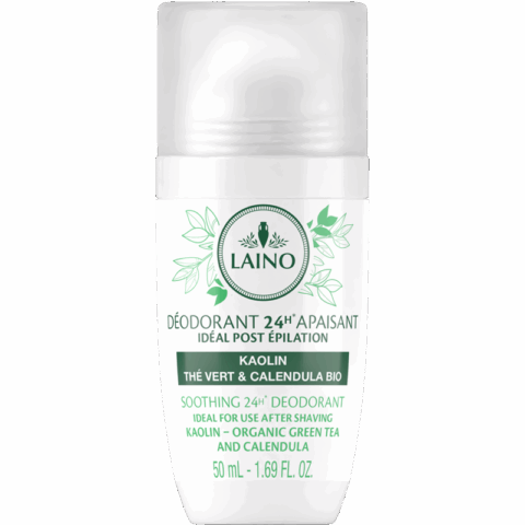 LAINO DEODORANT ROLL ON APAISANT THE VERT 50ML