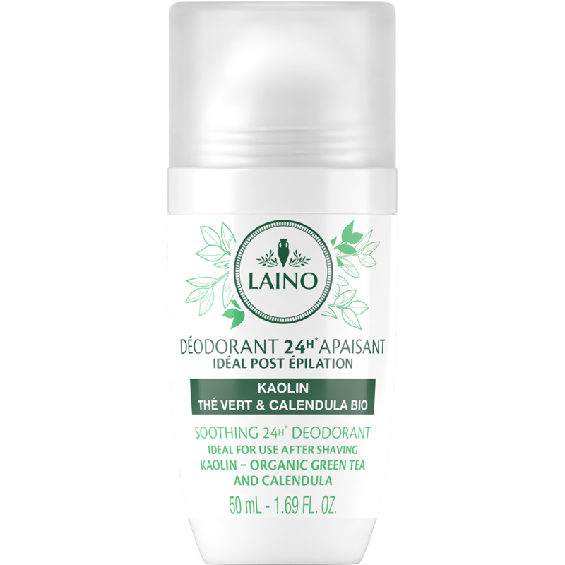 LAINO DEODORANT ROLL ON APAISANT THE VERT 50ML