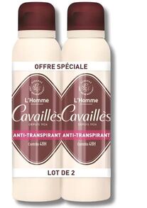 ROGE CAVAILLES PACK DEO ABSORB+ SPRAY L'HOMME 150ML LOT DE 2