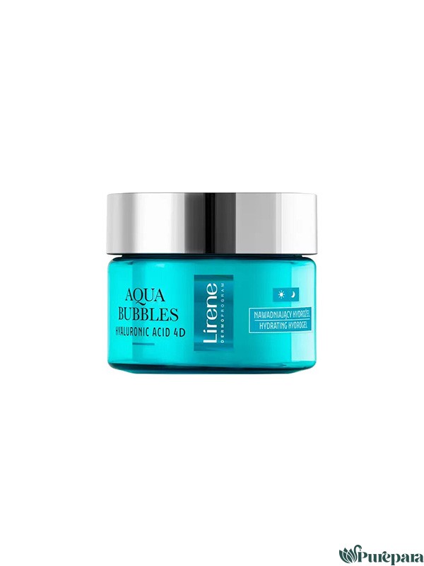 LIRENE AQUA BUBBLES HYDRO GEL CREME VISAGE JOUR ET NUIT 50ML