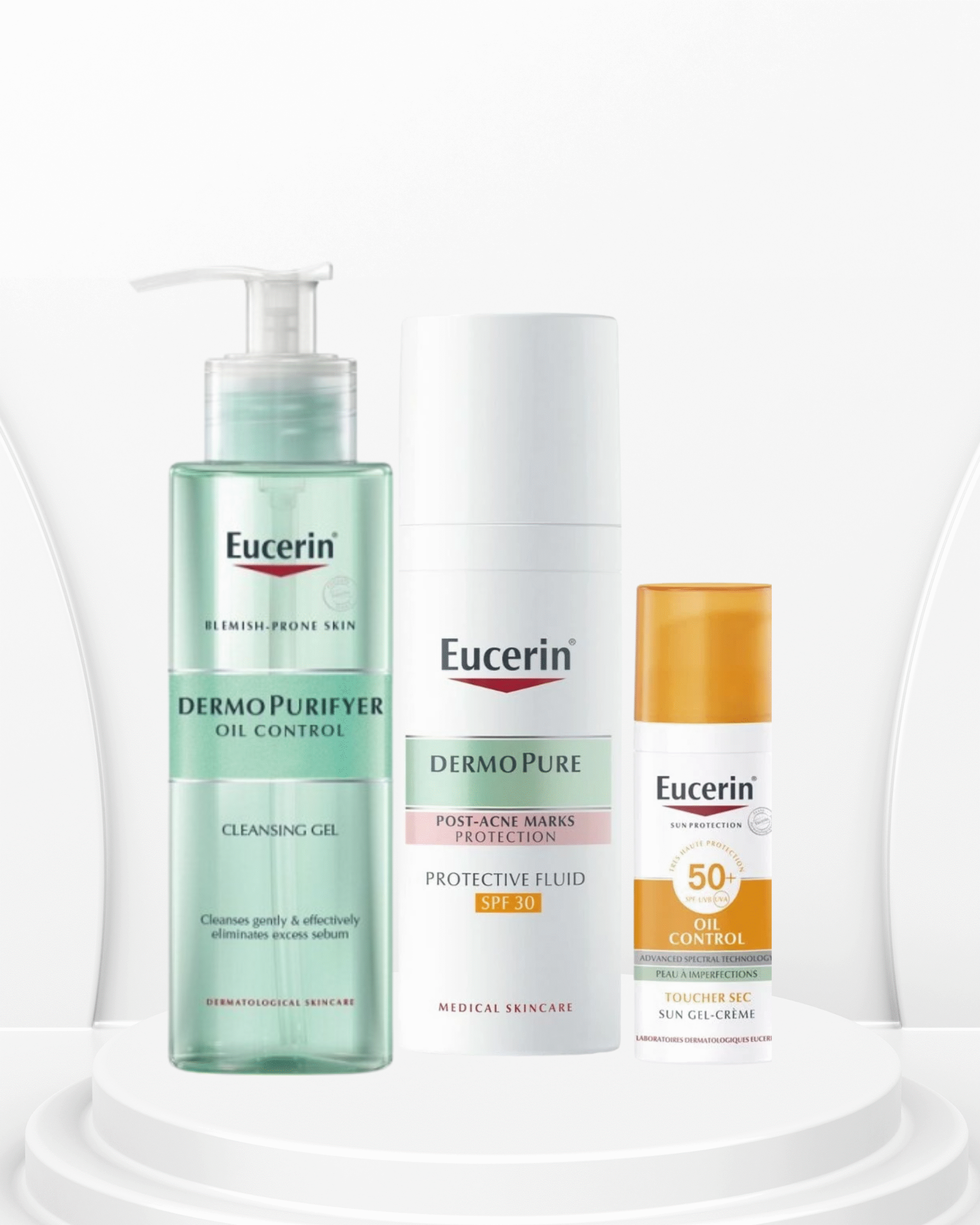 Routine Eucerin DermoPure Control – Peau Grasse & Acnéique
