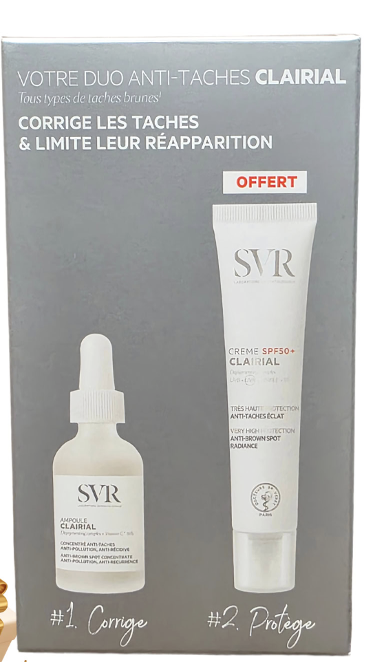 SVR COFFRET CLAIRIAL AMPOULE C + CREME LIGHT CC GRATUIT – Image 2