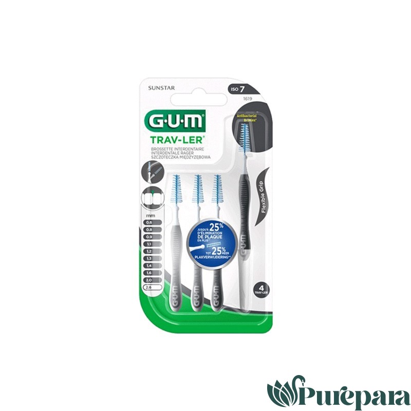GUM TRAV-LER BROSSETTE INTERDENTAIRE B/4 (1619)