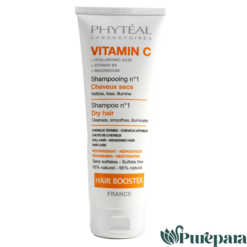 PHYTEAL VITAMINE C SHAMPOOING BOOSTER N°1 CHEVEUX SECS 250 ML