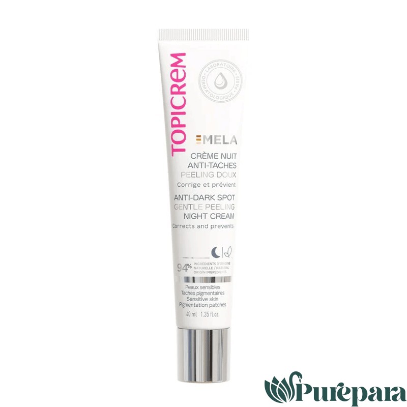 TOPICREM MELA CREME NUIT ANTI TACHES PEELING DOUX 40ML