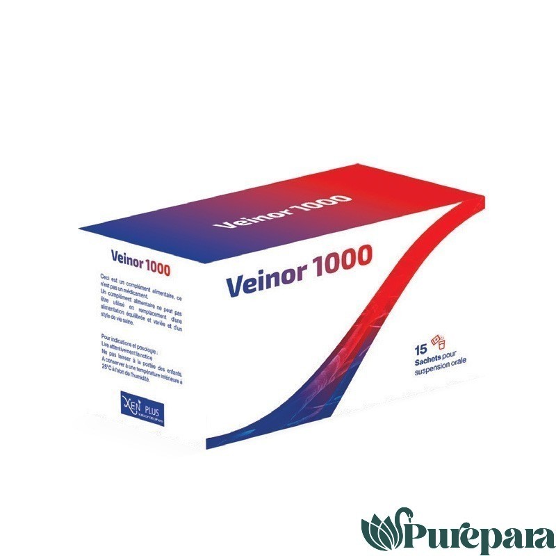 XEN VEINOR 1000 BOITE 15 SACHETS ORAUX