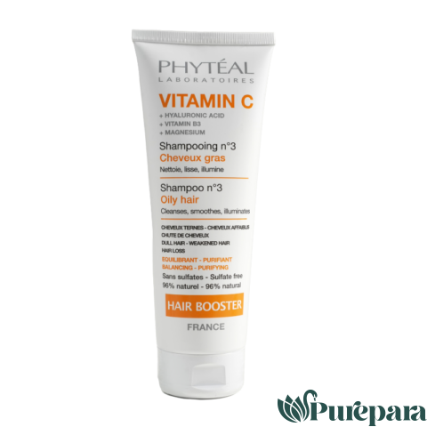 PHYTEAL VITAMINE C SHAMPOOING N°3 CHEVEUX GRAS 250 ML