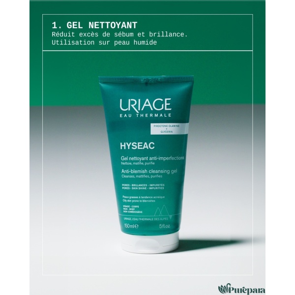 URIAGE HYSÉAC Gel Nettoyant PURIFIANT 150ML