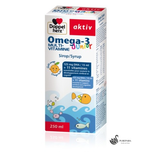 Doppelherz AKTIV OMEGA 3 JUNIOR 250ML