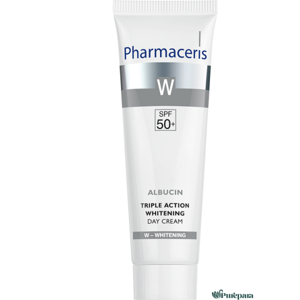 Pharmaceris W PEAU TRIPLE ACTION Crème de jour éclaircissanteSPF 50+