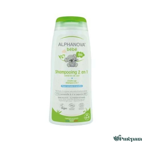ALPHANOVA SHAMP 2EN1 CROUTE DE LAIT  200ML