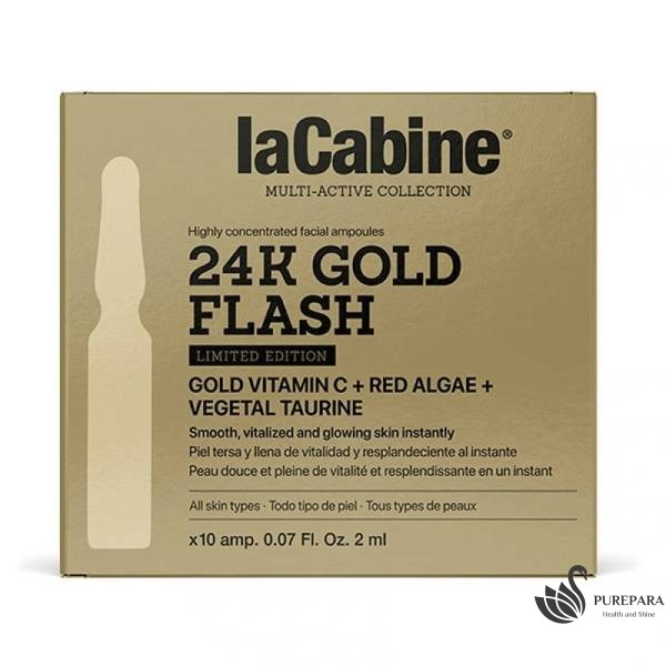La Cabine 24K Gold Flash ampoule 10X2Ml