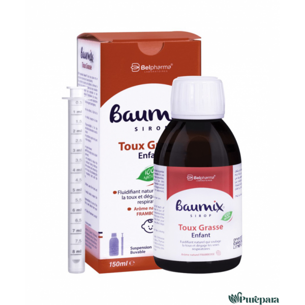 BAUMIX SIROP TOUX GRASSE ENFANT 150ML