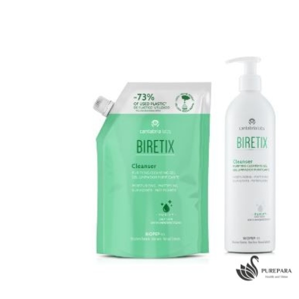 BIRETIX CLEANSER 400 ml  » AVEC POMPE RECHARGEABLE » NEW