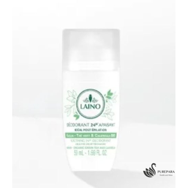 LAINO DEODORANT ROLL ON APAISANT THE VERT 50ML