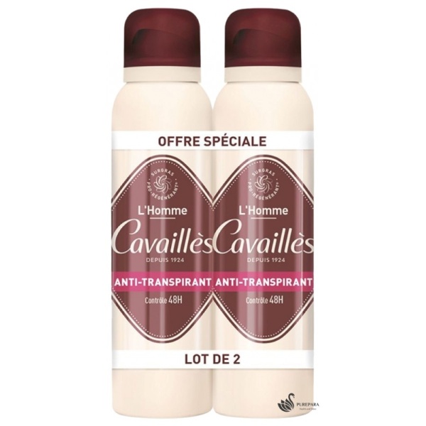 ROGE CAVAILLES PACK DEO ABSORB+ SPRAY L’HOMME 150ML LOT DE 2