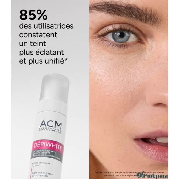 ACM DÉPIWHITE Mousse Nettoyante Éclaircissante 200ML