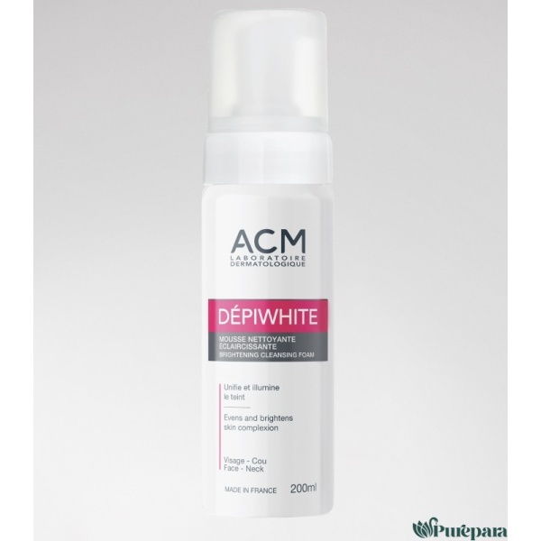 ACM DÉPIWHITE Mousse Nettoyante Éclaircissante 200ML