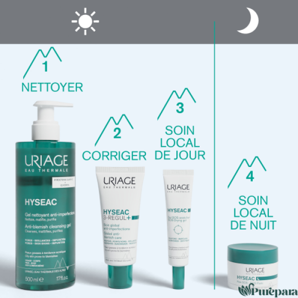 Uriage HYSÉAC – GEL NETTOYANT 500ML