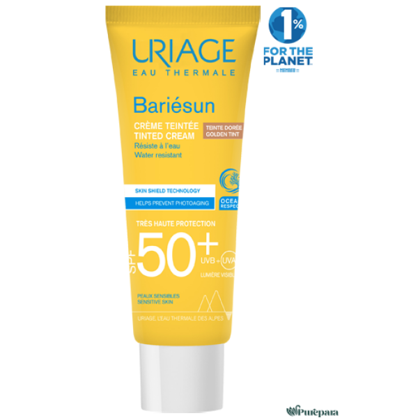 Uriage BARIÉSUN – CRÈME TEINTÉE SPF 50+ TEINTE DORÉE 50ML