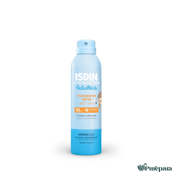ISDIN Transparent Spray Wet Skin Pediatrics SPF 50 250ML