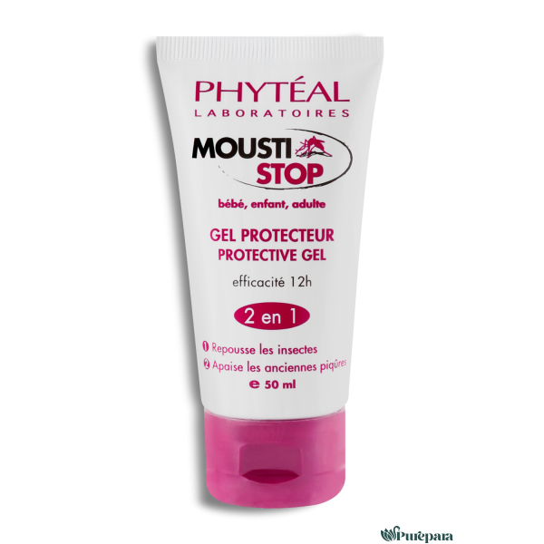 PHYTÉAL MOUSTISTOP GEL PROTECTEUR À L’ALOÉ VERA 50 ML