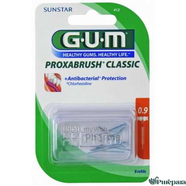 GUM BROSSETTE 412 ULTA FINE CYLINDRIQUE BT DE 8
