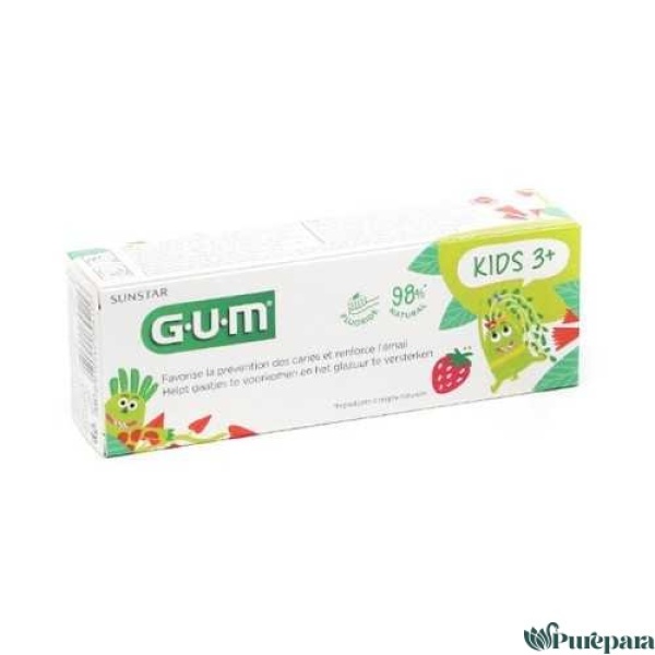 GUM DENTIFRICE KIDS FRAISE 3ANS+
