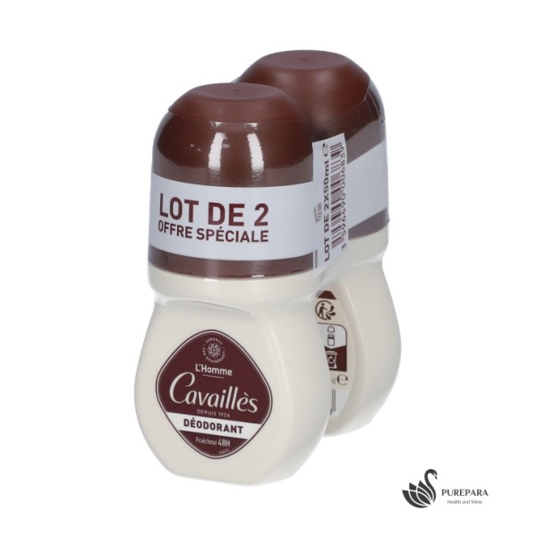 ROGE CAVAILLES PACK DEO DERMATO ROLL ON L’HOMME 50ML LOT DE 2