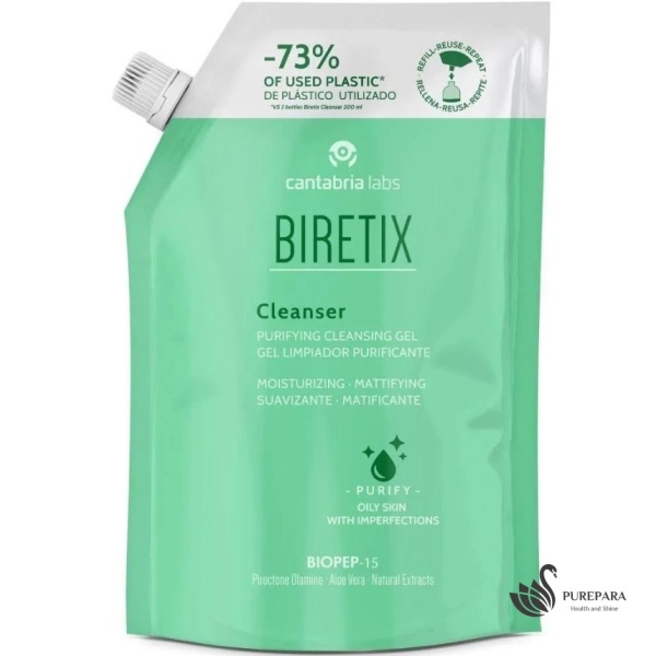 BIRETIX CLEANSER 400 ml RECHARGE NEW