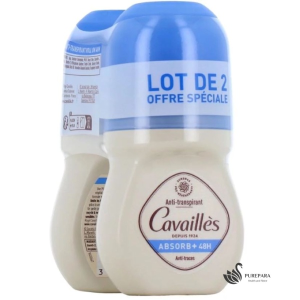 ROGE CAVAILLES PACK DEO ABSORB+ ROLL ON 50ML LOT DE 2