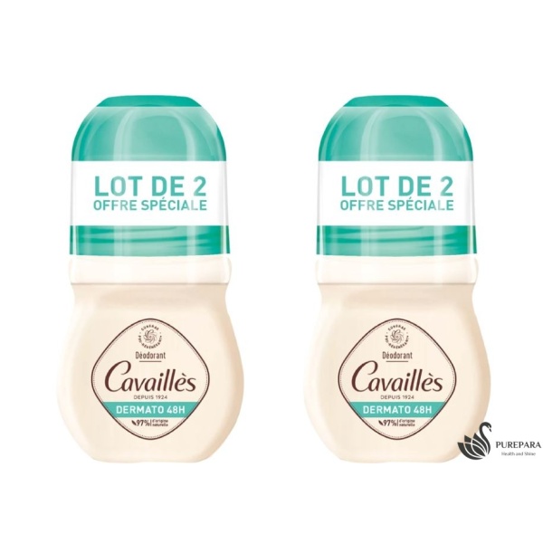 ROGE CAVAILLES PACK DEO DERMATO ROLL ON 50ML LOT DE 2