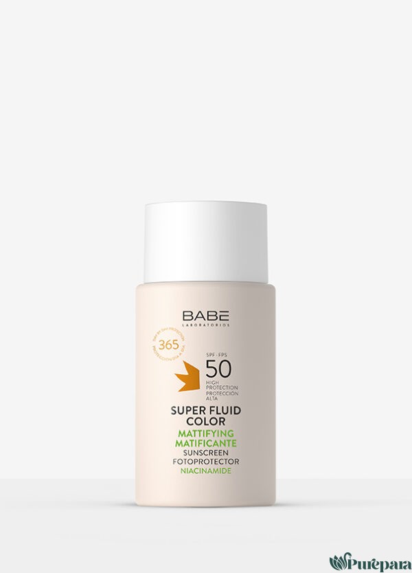 Babe Super Fluide Matifiant Color Spf 50+ 50 ml