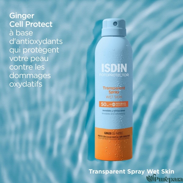 ISDIN Fotoprotector ISDIN Transparent Spray Wet Skin SPF 50