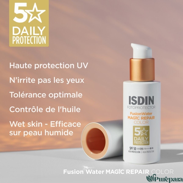 ISDIN Fusion Water MAGIC Repair Color SPF 50